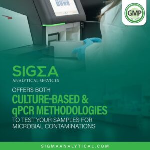 Sigma Offers both qPCR and Culture-Based Methods for all Microbial Contamination Testing